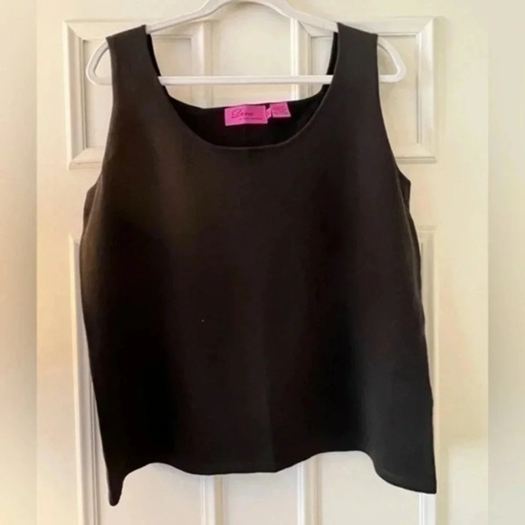 Dana Buchman Tops - Diva by Dana Buchanan Brown Sweater Tank… Size 1x